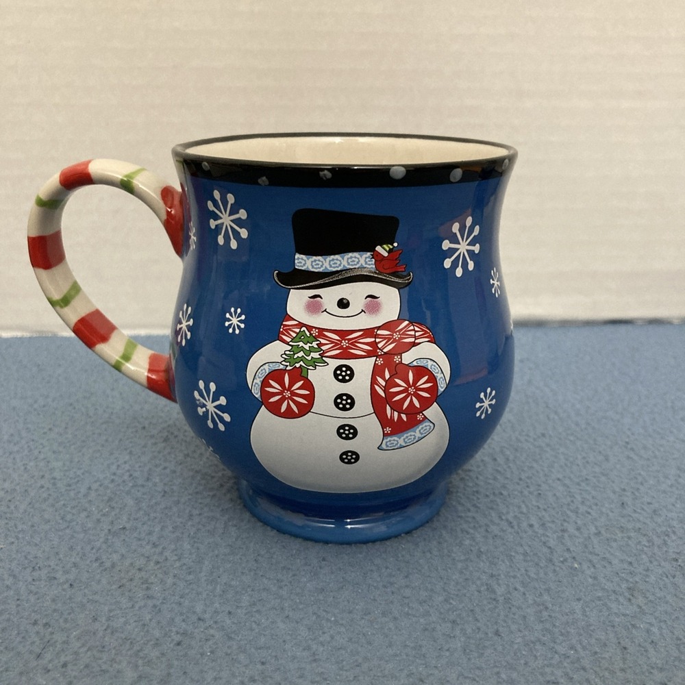 Temp-tations by Tara Blue 16oz "Winter Whimsy" Snowman Mug